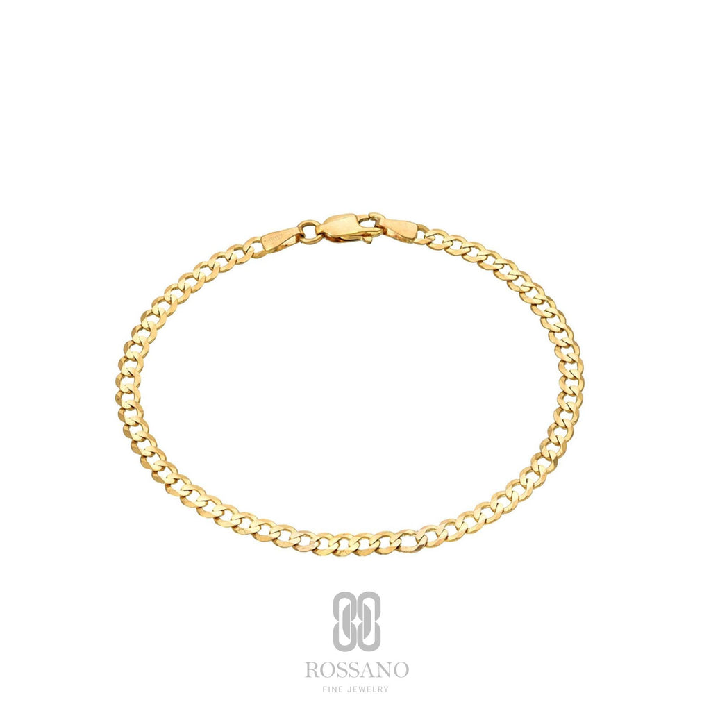 14K Gold Cuban Bracelet, Solid Gold Miami Cuban Link 2mm 3mm 4mm, Unisex Curb Chain Bracelet, Bold Layering Jewelry, Gift for Her & Him