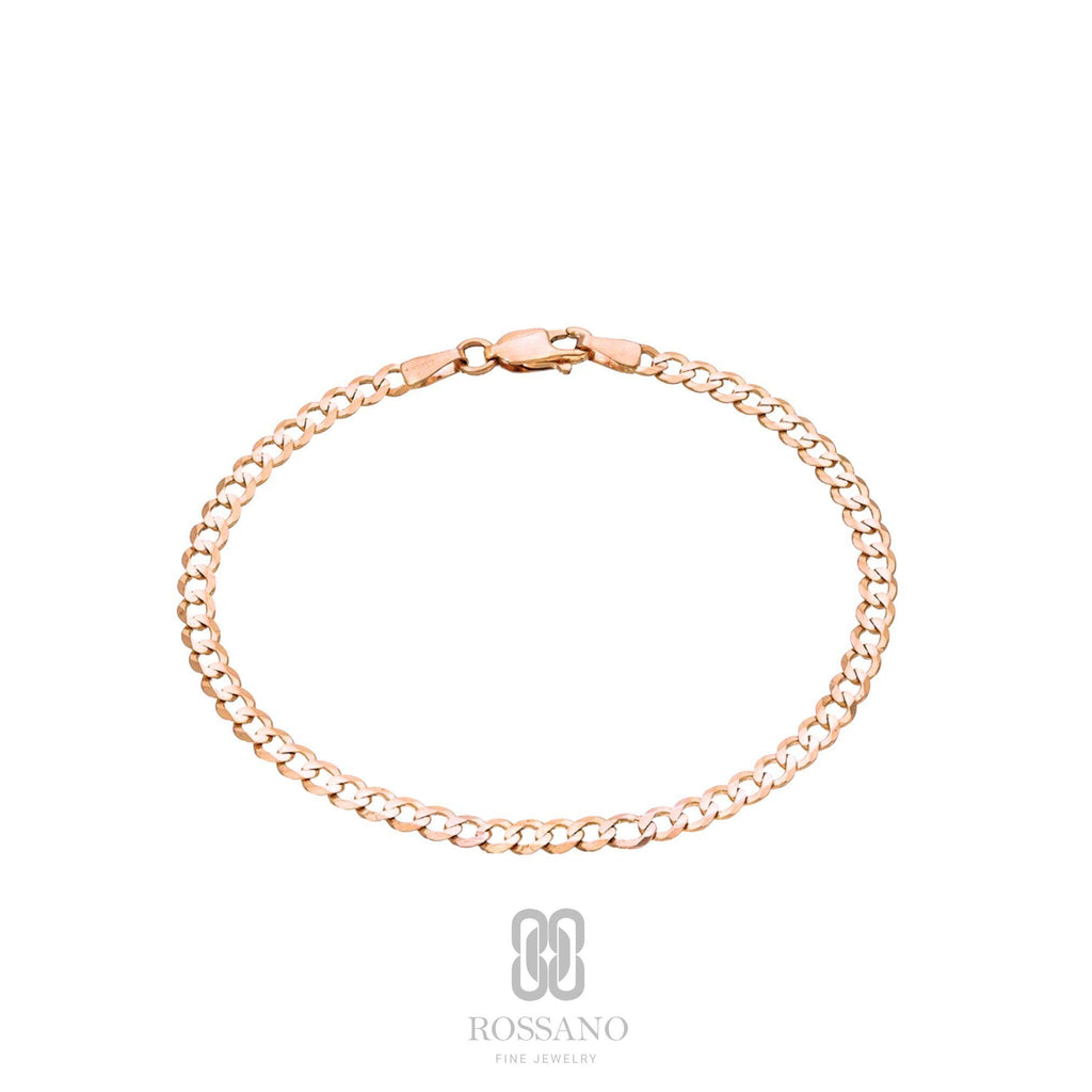 14K Gold Cuban Bracelet, Solid Gold Miami Cuban Link 2mm 3mm 4mm, Unisex Curb Chain Bracelet, Bold Layering Jewelry, Gift for Her & Him