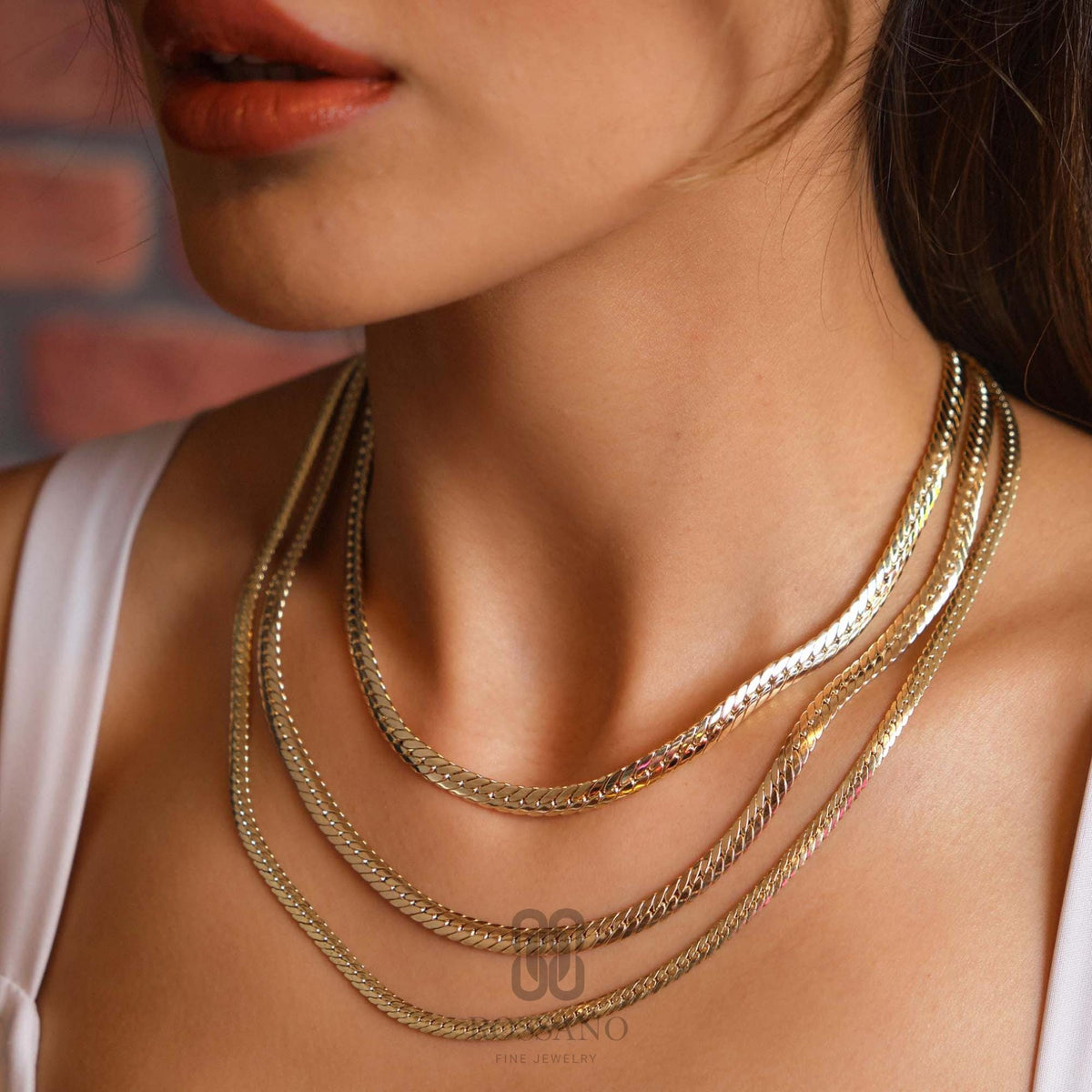 14K Gold Cuban Link Necklace, 3mm 4mm 5mm Bold Curb Chain Choker, Chunky Vintage Gold Chain, Men & Women Stacking, Gift for Her