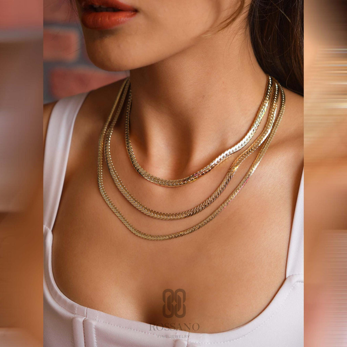14K Gold Cuban Link Necklace, 3mm 4mm 5mm Bold Curb Chain Choker, Chunky Vintage Gold Chain, Men & Women Stacking, Gift for Her