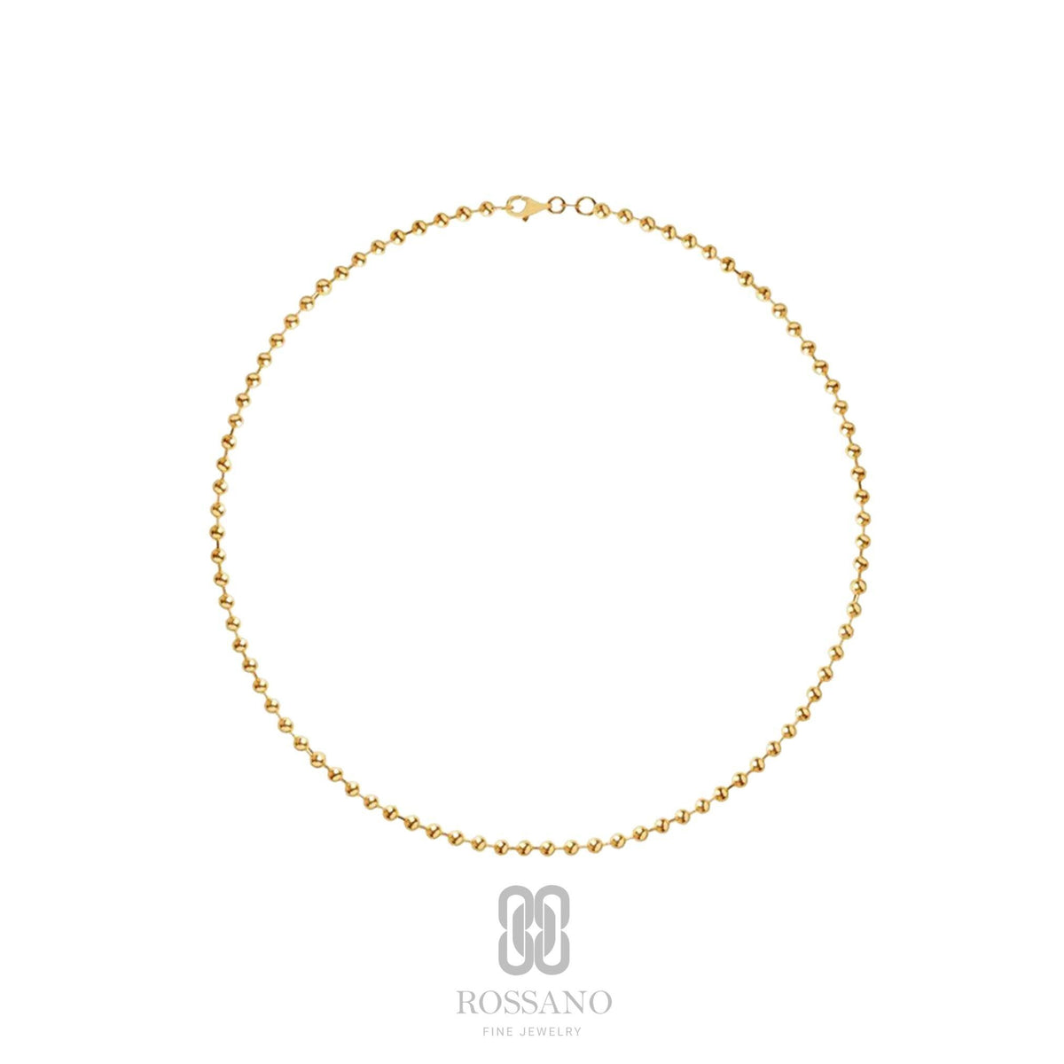 14K Gold Beaded Necklace, 1.5mm Gold Bead Choker, Dainty Minimalist Jewelry, Mothers Day Gift, Gold Bead Chain, Gift for Her