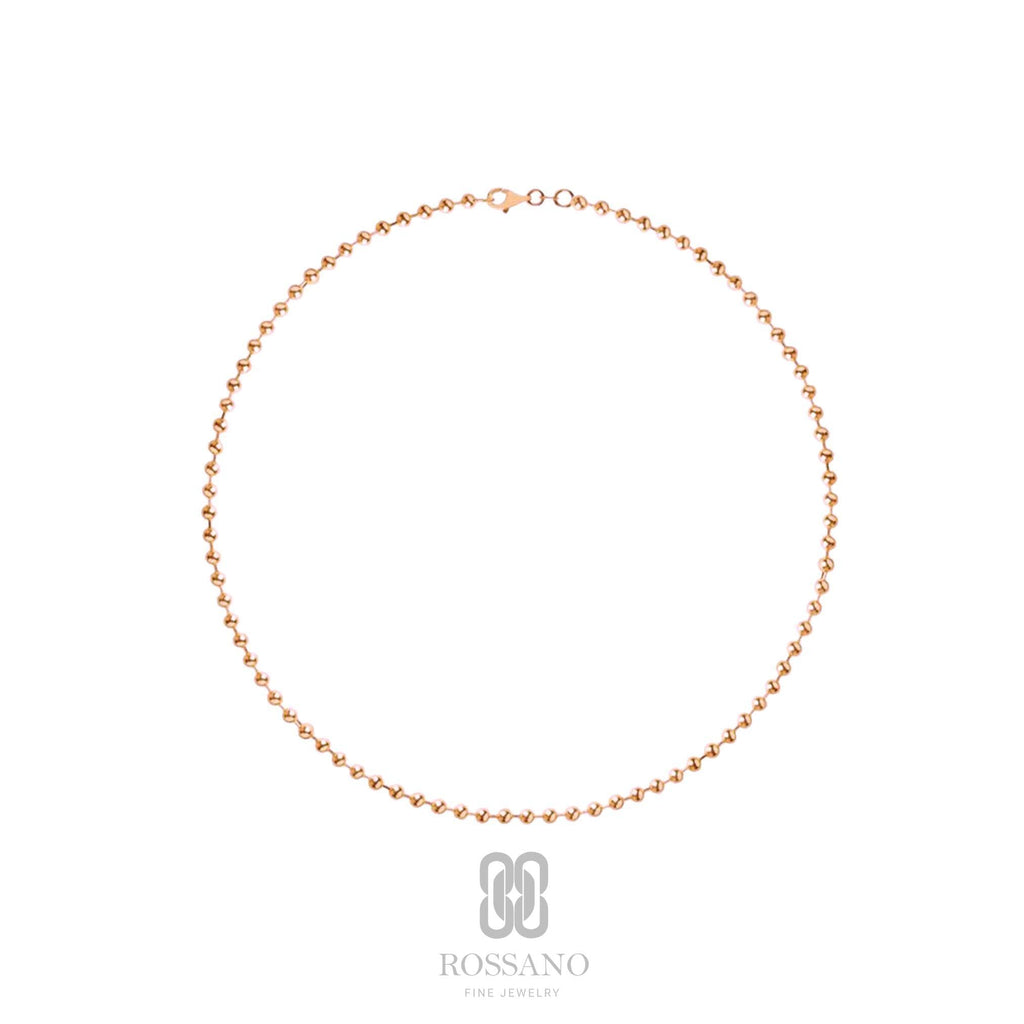 14K Gold Beaded Necklace, 1.5mm Gold Bead Choker, Dainty Minimalist Jewelry, Mothers Day Gift, Gold Bead Chain, Gift for Her