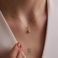 14K Gold Star Necklace, Dainty Gold Star Pendant, Minimalist Chain Necklace, Celestial Jewelry, Stackable Everyday Necklace, Gift for Her