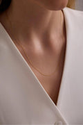 14K Gold Cable Chain Necklace, Dainty Gold Link Chain, Minimalist Everyday Jewelry, Stackable Necklace, Fine Jewelry, Gift for Her