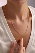14K Gold 2mm Rope Chain Necklace, Dainty Gold Necklace, Minimalist Everyday Jewelry, Stackable Gold Chain, Gift for Her