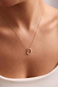 14K Gold Open Heart Necklace, Dainty Gold Necklace, Minimalist Everyday Jewelry, Stackable Gold Necklace, Gift for Her, Valentines Gift